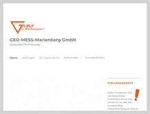 Tablet Screenshot of geomess-marienberg.de